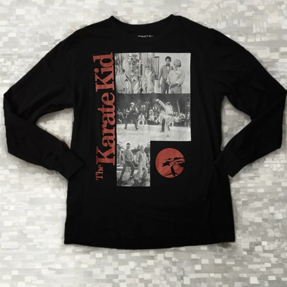 Chemistry Black and Red Karate Kid Long Sleeve Tee - Picture 1 of 10